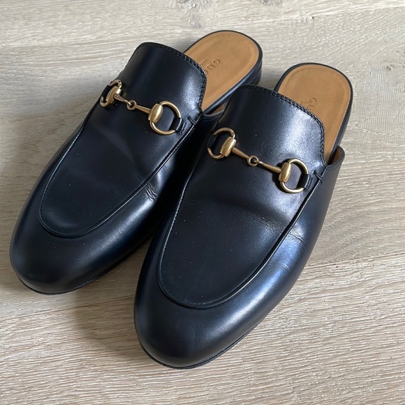 Gucci Black Princeton Mules Loafer Shoe. Size 36. - Picture 4 of 7